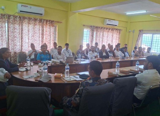 जिल्ला स्थित कार्यालय प्रमुखको बैठक मिति २०८३/०६/०५