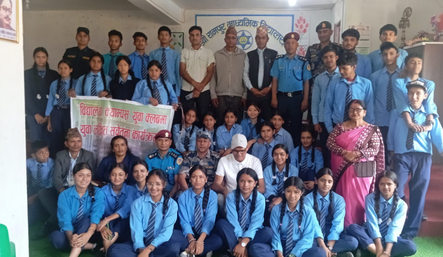जोरायल गाउँपालिकामा शान्ति सुरक्षा, अपराध नियन्त्रण, सेवा प्रवाह सम्बन्धि सचेतनामुलक कार्यक्रम